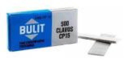 BULIT CP15 CLAVOS 15MMX500 PARA ENGRAMPADORA