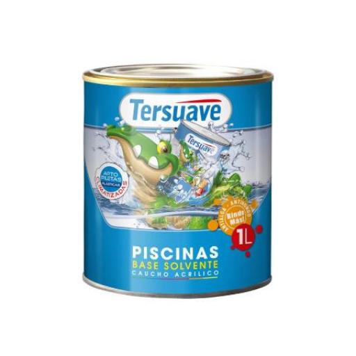 TERSUAVE PINTURA BASE SOLVENTE 1LTS. CELESTE