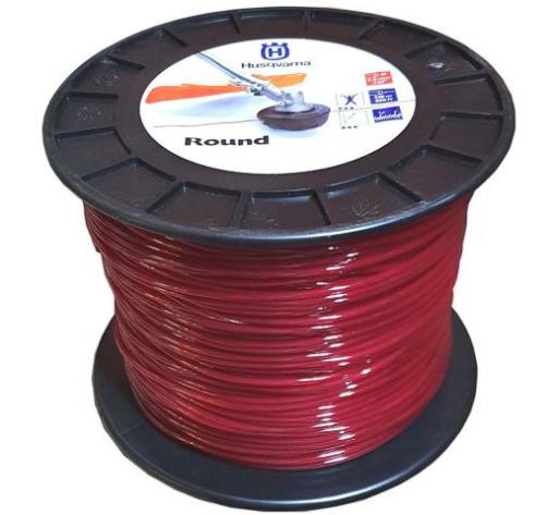 HUSQVARNA ROLLO TANZA HVA REDONDA 3MM ROJA