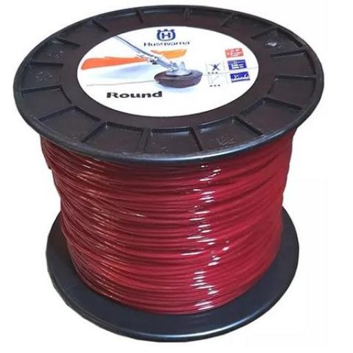HUSQVARNA ROUND BOBINA TANZA REDONDA 2.7MM ROJA