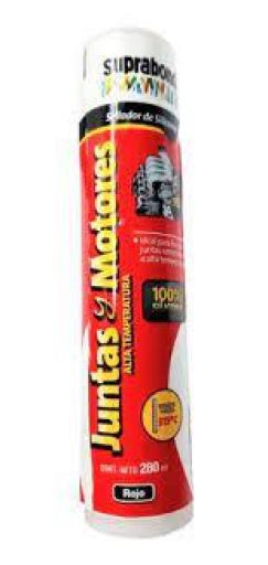 SUPRABOND SILICONA JUNTA Y MOTORES 280ML ROJO