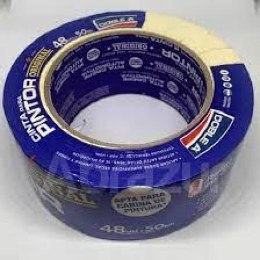 DOBLE A CINTA DE ENMASCARAR DE 48 X 40 PARA PINTOR HOGAR Y OBRA C980