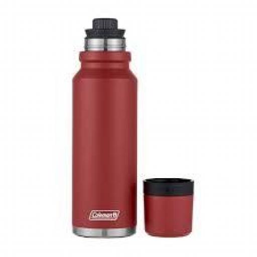 COLEMAN TERMO ACERO INOX. MATERO 1200ML. 360HRTG ROJO