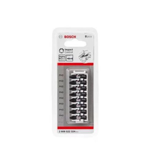 BOSCH PUNTA PARA ATORNILLAR IMPACT CONTROL PH2 X 25 MM. X 25 UDS