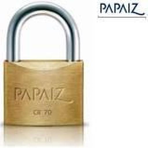 PAPAIZ CANDADO DE BRONCE CR-70 DOBLE TRABA