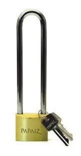 PAPAIZ CANDADO DE BRONCE ARO LARGO 40X70 D/TRABA