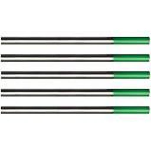 ELECTRODO DE TUNGSTENO PURO 2.4MM PTA VERDE