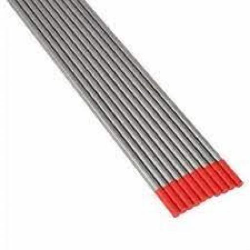 DOGO ELECTRODO DE TUNGSTENO 2% TORIO 2.4 X 150 MM. PUNTA ROJA DOG25212