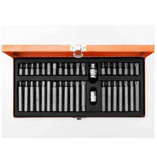 HAMILTON JUEGO DE 40 PUNTAS ENC. 1/2 Y 3/8