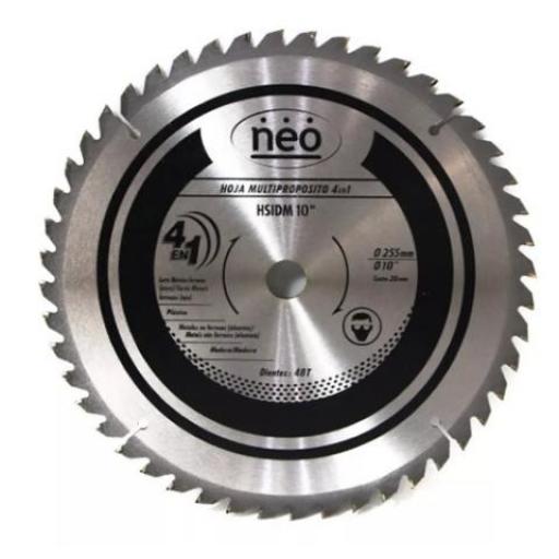 NEO DISCO PARA INGLETEADORA 4 EN 1 HSIDM 10