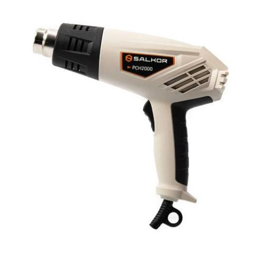 SALKOR PISTOLA DE CALOR HOGAR 2000W C/ ACCESORIOS