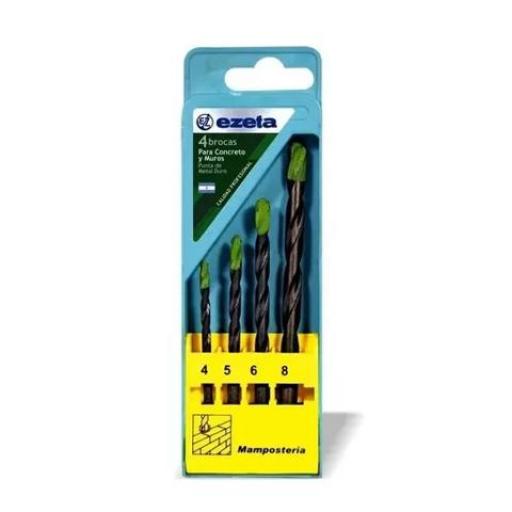 EZETA JUEGO DE MECHAS 4PZ 4-5-6-8 WIDIA 230.CW.4
