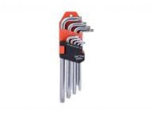 TACTIX JUEGO DE LLAVES TORX 9PZAS 206009