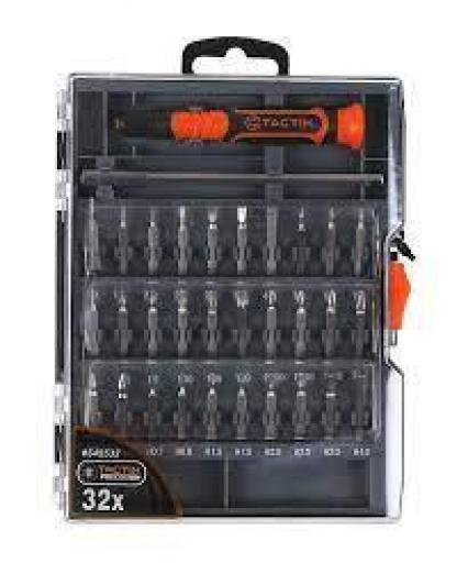 TACTIX TX545532 JGO.PUNTAS Y MANGO PH/PZ/TORX 32PC