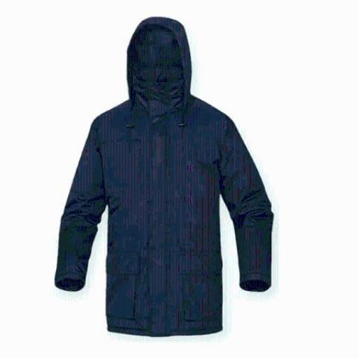 CAMPERA PARKA SUPERVISOR ABRIGO IMPERMEABLE AZUL TALLE XXL