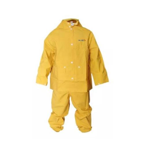 TRAJE DE LLUVIA BIL-VEX PANTALON/CHAQUETA PVC TALLE XXL AMARILLO