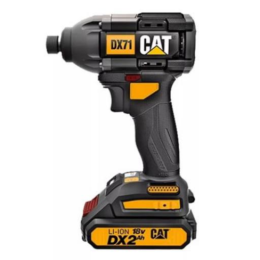 CAT DX71B ATORNILLADOR IMPACTO A BATERIA 18V ENC. 1/4-215N SOLO