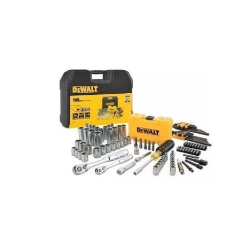 DEWALT JUEGO DE TUBOS 108 PIEZAS DWMT73801-1