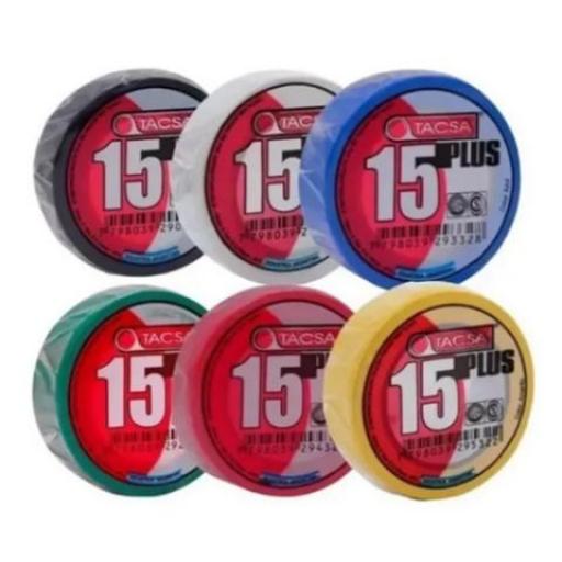 TACSA CINTA AISLADORA PVC AMARILLA X10MTS