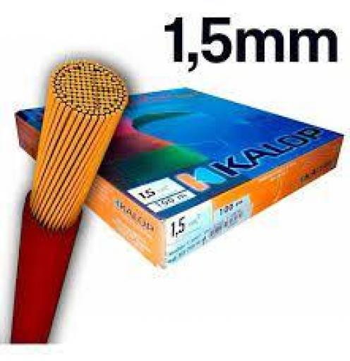 KALOP CONDUCTOR UNIPOLAR ROJO 1.5MM