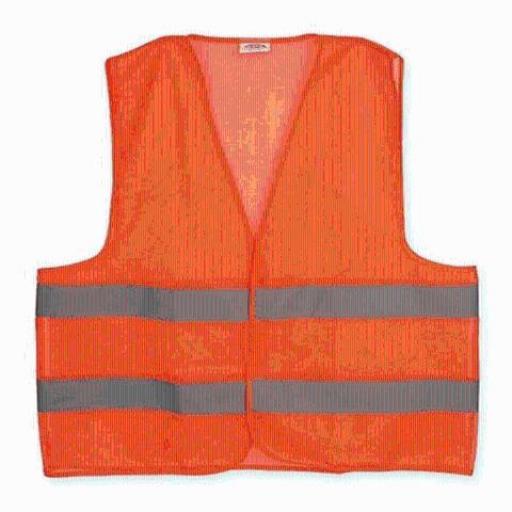 CHALECO PONCHO POLIESTER NARANJA REFLECTIVO 5 CM
