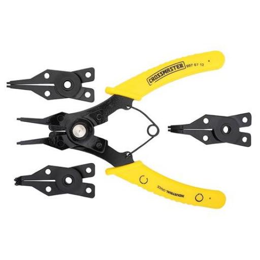 CROSSMASTER 9970712 PINZA MULTIPLE PARA ANILLOS DE RETENCION 4 PUNTAS 6