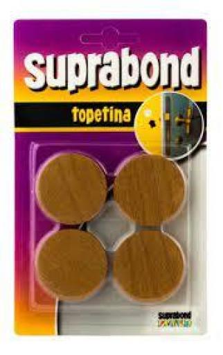 SUPRABOND TOPETINA CIRCULAR SIMIL MADERA X 4UNID.