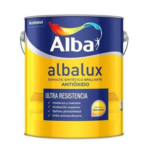 ALBALUX ESMALTE SINTETICO GRIS 1 LTS.