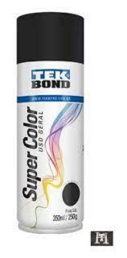 TEK BOND PINTURA AEROSOL METALIZ. NEGRO 350ML.