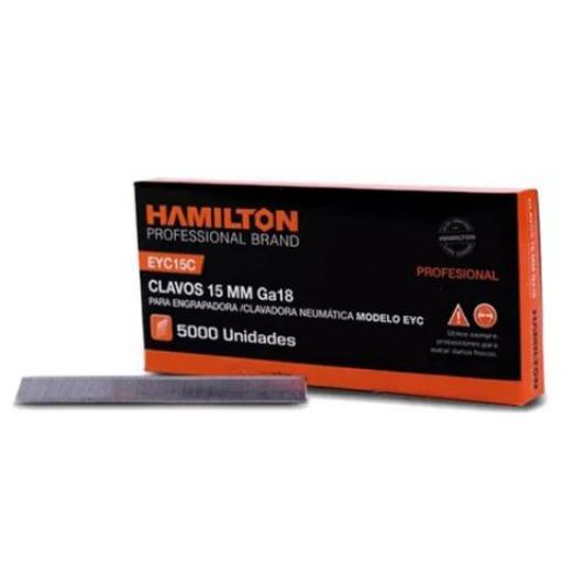 HAMILTON CLAVO PARA ENGRAPADORA EYC 2X15MM. 5000U