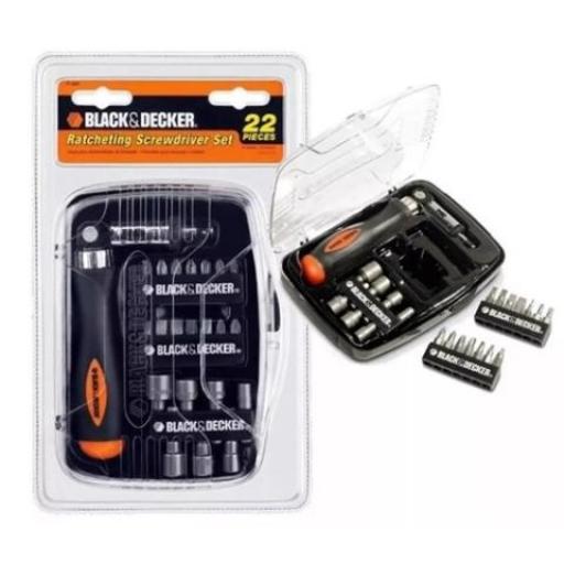 BLACK + DECKER SET DE 22 PIEZAS 71-922B