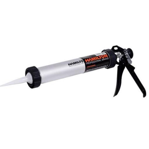 HAMILTON PISTOLA P/ SILICONA PROFESIONAL ALUMINIO