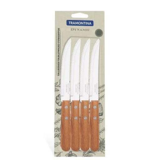 TRAMONTINA CUCHILLO DENTADO MADERA  22200/905 (SE VENDE X 12) (PRECIO X UNIDAD)