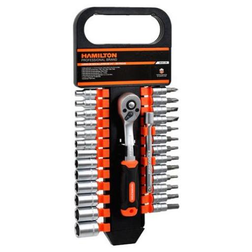 HAMILTON JUEGO DE BOCALLAVES 1/4 - 28 PZAS