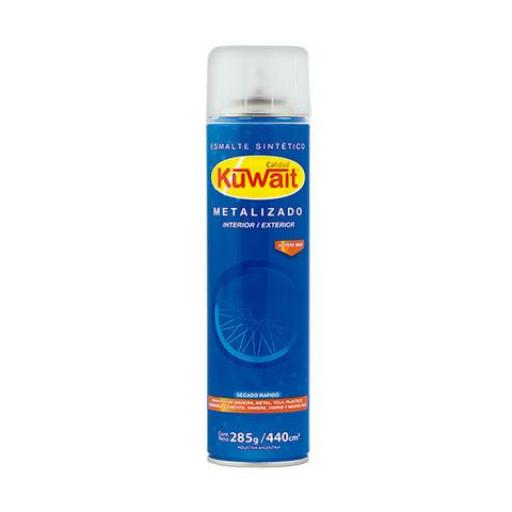 KUWAIT AEROSOL X 440 CM3 METALIZADOS NEGRO