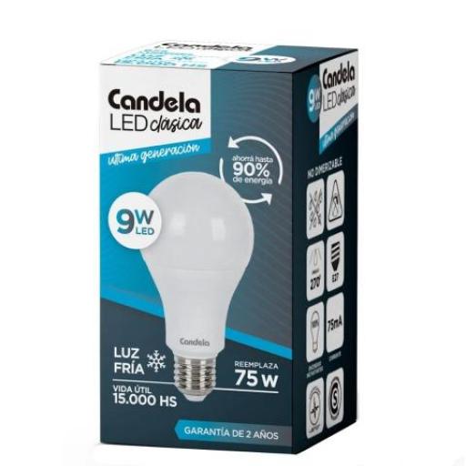 CANDELA LAMPARA LED 9W DIA