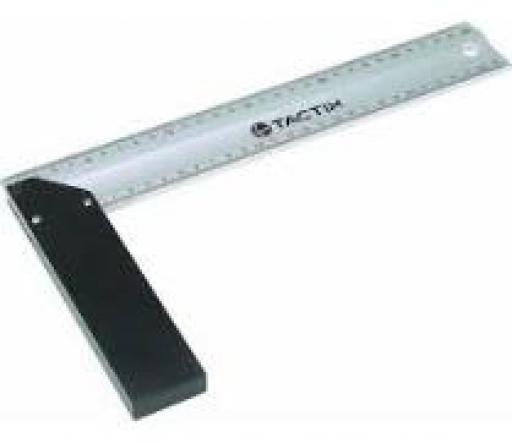 TACTIX 239012 ESCUADRA CARPINTERO ALUMINIO 25CM