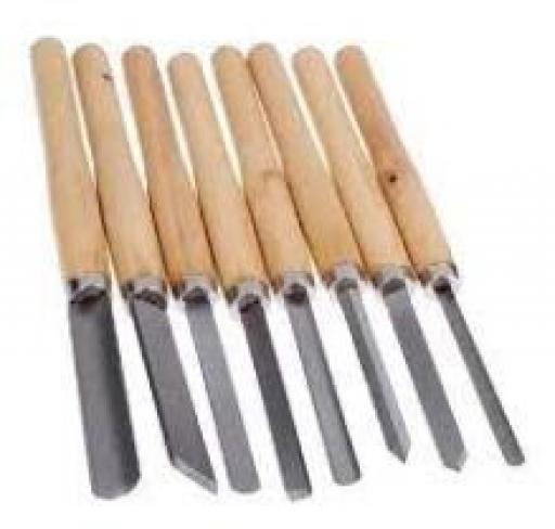 KLD GUBIAS JUEGO 8 PIEZAS PARA TORNO