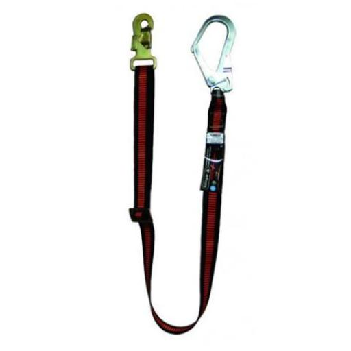 DELTA PLUS COLA DE AMARRE PETROLERO CINTA PLANA REGULABLE 3MTS.