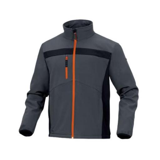 DP CHAQUETA LULEA2 GRIS/NEGRA/NARANJA TALLE L