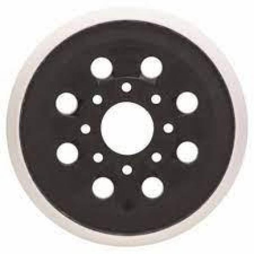 BOSCH PLATO GOMA VELCRO 125MM 8 HUECO 2608000349