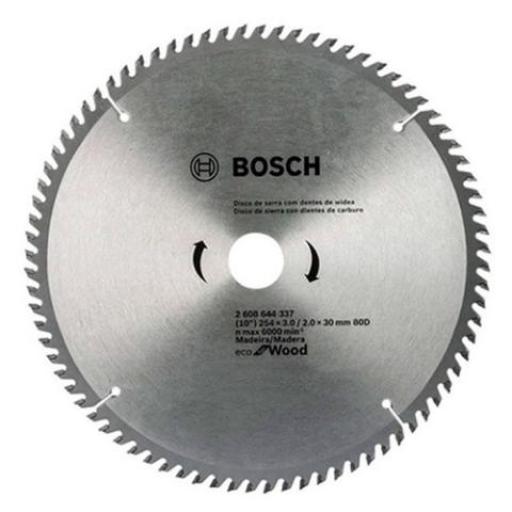 BOSCH DISCO DE SIERRA CIRCULAR 254MM 10