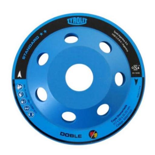 TYROLIT COPA DIAMANTADA STANDARD DOBLE 178X31.5