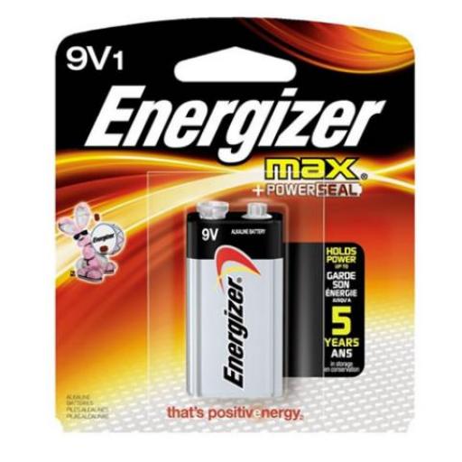 BATERIA ENERGIZER 9V 522