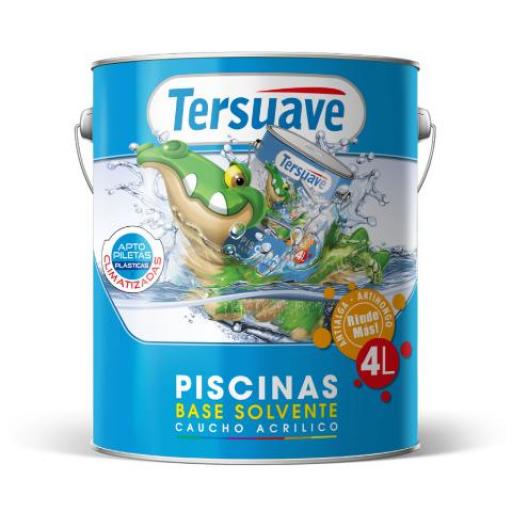 TERSUAVE PINTURA BASE SOLVENTE 4LTS. CELESTE