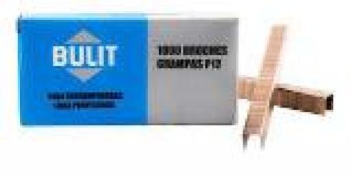 BULIT P12 GRAMPAS 12MMX1000 PARA ENGRAMPADORA
