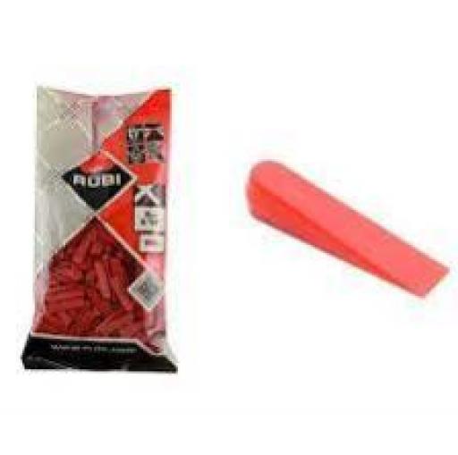 RUBI CUÑAS 5MM 02950 X 500 UN.