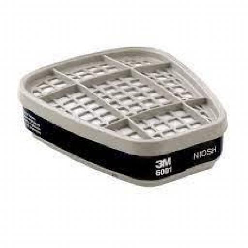 3M 6001 FILTRO PARA VAPORES ORGANICOS (X UNIDAD)