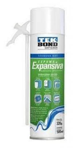 TEKBOND ESPUMA POLIURETANICA BEIGE 500 ML/ 320 GRS