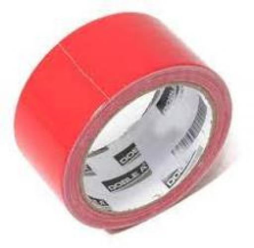 DOBLE A CINTA SILVER TAPE ROJO 48X9